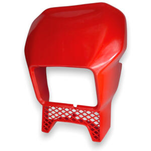 Headlight mask for Yamaha DT 125 R front fairing red