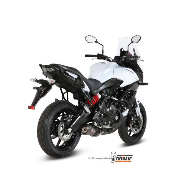 MIVV Carbon 2x1 for Kawasaki Versys 650 from 2015 Slip On B-Stock