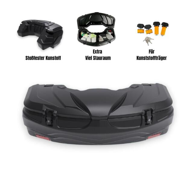 Koffer hinten für Segway AT5 & AT6 & AT10 125 L für Kunstoffträger