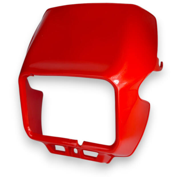 Lampenmaske Scheinwerfer für Yamaha DT 80 LC / DT 125 LC rot Frontverkleidung