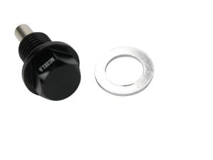 Oil drain plug magnet black M20x1,5