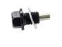 Oil drain plug magnet black M20x1,5