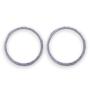 Exhaust gasket 2X exhaust manifold gasket 38X45X5.3 mm