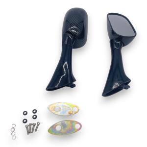 Spiegel set für Honda CBR & NSR & RVF Carbon Design Schwarz