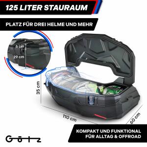 Koffer Box-4 hinten 125L für ATV Kymco MXU 375 / 500