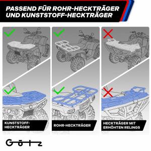 Koffer Box-4 hinten 125L für ATV Polaris Trail Blazer 250