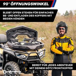Touring front box for ATV Arctic Cat Arctic Cat 650 / 700 Thundercat 1000 Top Case 50 Liter
