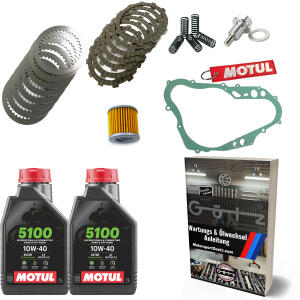 Kupplung für Suzuki DRZ 400 & Dichtung Motul Öl Filter Ablassschraube