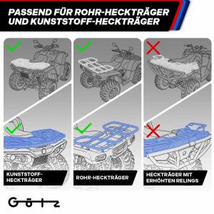 Koffer Box-6 hinten 125L für ATV CF Moto CF500 / CF600 / CF800