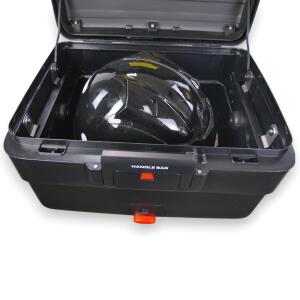 Topcase 35 Liter Aludesign schwarz Komplettset-B-Ware