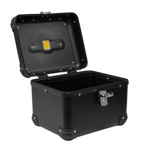 Topcase 35 Liter Aludesign schwarz Komplettset-B-Ware