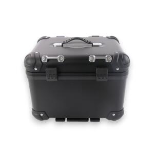 Topcase 35 Liter Aludesign schwarz Komplettset-B-Ware