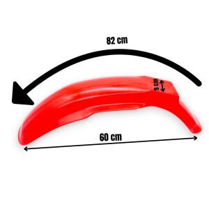 Kotflügel vorne Rot für Honda Enduro Universal 82x9 cm