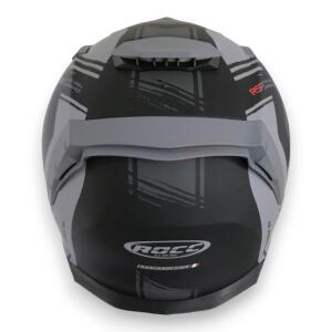 Integralhelm Rocc 341 in matt mit Sonnenblende für Motorrad & Roller & Quad
