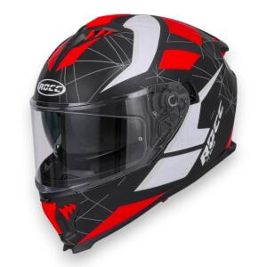 Helmet Rocc 390 Full Face in Matt with Sun Visor for Motorcycle, Scooter & Quad