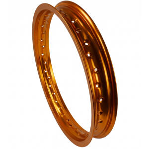 Rear Rim Aluminium Racing Gold 1.85x18 36 Holes for Motorcycle Anodized