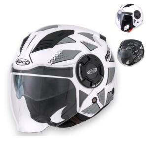 Jethelm Rocc 285 von Büse mit Sonnenblende für Motorrad & Roller