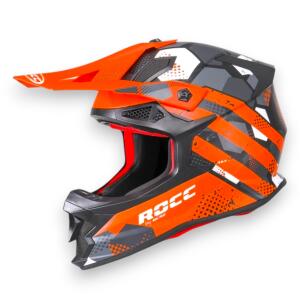 Crosshelm Rocc 800 von Büse für Cross & Enduro Orange/ Gelb