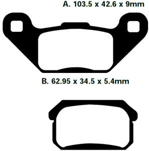 FA431TT Redstuff Bremsklötze   Bremsbeläge B-Ware