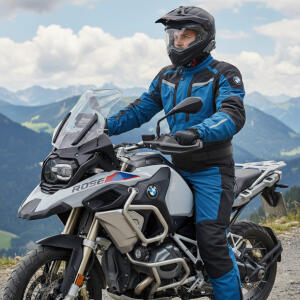 Kidney Belt Buse Rider Black-Blue Kidney Warmer XL