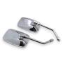 Universal Chrome Mirror Set – Metal, durable & precise