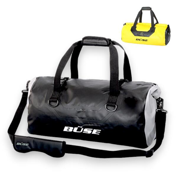 Büse Tasche 30L Gepäckrolle wasserdicht Schwarz oder Gelb für Motorrad & Quad