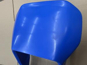 Lampenmaske Scheinwerfer für Yamaha DT 125 R blau...