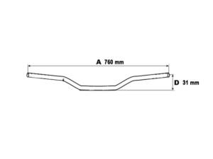 Handlebar Superbike Sportive for Suzuki GSF  Bandit 1200 TRW Alulook