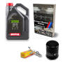 Kundendienst Wartungsset für Kymco MXU 500 04-09 Motoröl Motul Ölfilter Zündkerze