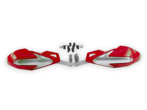 Handschützer für Honda MT MTX CR CRM CRF NX Dominator SLR XR XL XL Transalp XRV Africa Twin Handprotektoren Arrow Integral Handguards rot