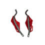 Protège-mains Arrow Integral Handguards Aluminium Integral rouge