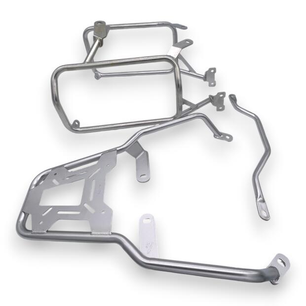 Pannier & Top Case Rack Pro3 silver for Honda X-ADV 750 Cutout (2021-25)