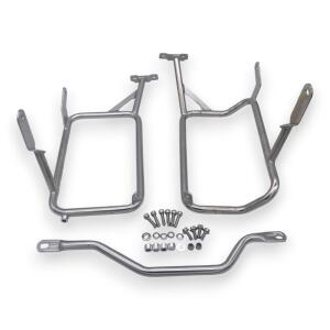 Pannier & Top Case Rack Pro3 silver for Honda X-ADV 750 Cutout (2021-25)