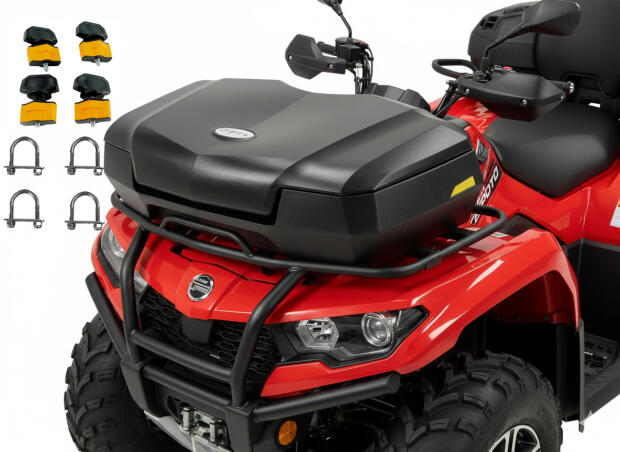 Frontbox CF Moto CForce 90L ATV Stauraum mit Schloss & Halterung oval