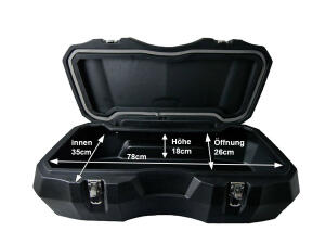 Frontbox CF Moto CForce 90L ATV Stauraum mit Schloss & Halterung oval