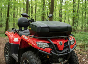Frontbox für CF Moto CForce 90L ATV Stauraum mit Schloss & Halterung oval