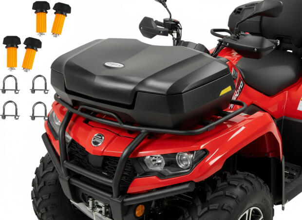 Frontbox CF Moto CForce 90L ATV Stauraum Schloss & runde Halterung
