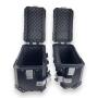 Alukofferset & Träger schwarz für BMW R 1200/1250 GS 35L & 46L Top & Seitenkoffer Cutout
