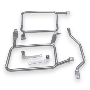 Alukofferset & Träger silber für BMW R 1200/1250 GS 55L & 46L+43L Cutout