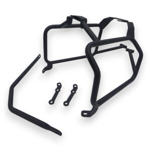 Seitenkoffer Set schwarz 46+43 L für BMW F 750 & 800 & 850 & 900 GS Adventure Cut Out