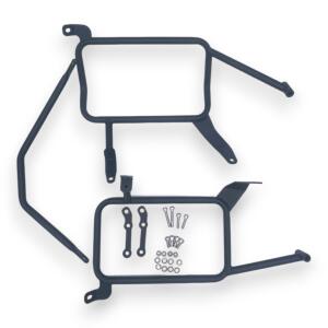 Seitenkofferset 46L alu mit Träger schwarz für BMW F 750-900 GS Adventure Cutout