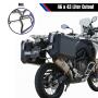 Seitenkoffer Set schwarz 46+43 L für BMW F 750 & 800 & 850 & 900 GS Adventure Cut Out