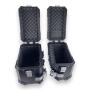 Seitenkoffer Set schwarz 46+43 L für BMW F 750 & 800 & 850 & 900 GS Adventure Cut Out