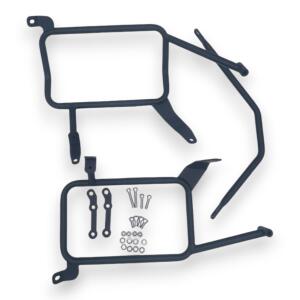 Alukofferset & Träger schwarz für BMW F 750-900 GS 35L & 46L/43L Cutout