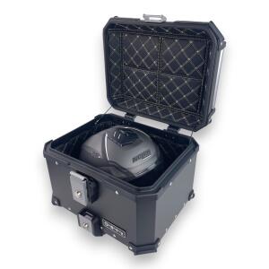 Alukofferset & Träger schwarz für BMW F 750/800/850/900 GS 45L & 46L+43L Cutout