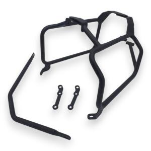 Alukofferset & Träger schwarz für BMW F 750/800/850/900 GS 55L & 46L+43L Cutout