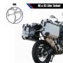 Seitenkoffer Set 6 + 43L Silber für BMW F 750 & 800 & 850 & 900 GS Adventure Cutout