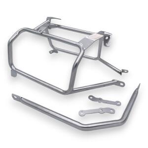 Case Set & Rack Silver for BMW F 750/800/850/900 GS 45L & 46L+43L Cutout