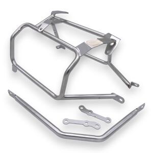 Alukofferset & Träger silber für BMW F 750-900 GS 45L & 46L Top & Seitenkoffer Cutout