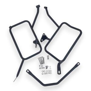 Alu Case Set & rack Black for BMW G 310 R 45L & 46L Top & Side cases Cutout